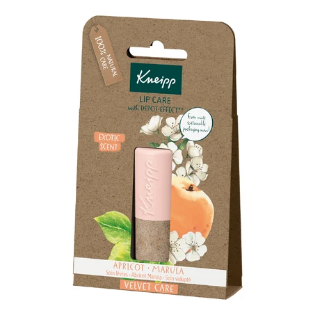 Kneipp Velvet Care, бальзам для губ, персик і марула, 4,7 г: ціни та характеристики