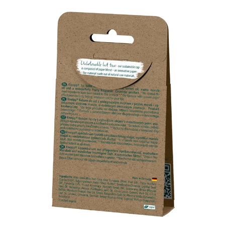 Kneipp Velvet Care, бальзам для губ, персик і марула, 4,7 г: ціни та характеристики
