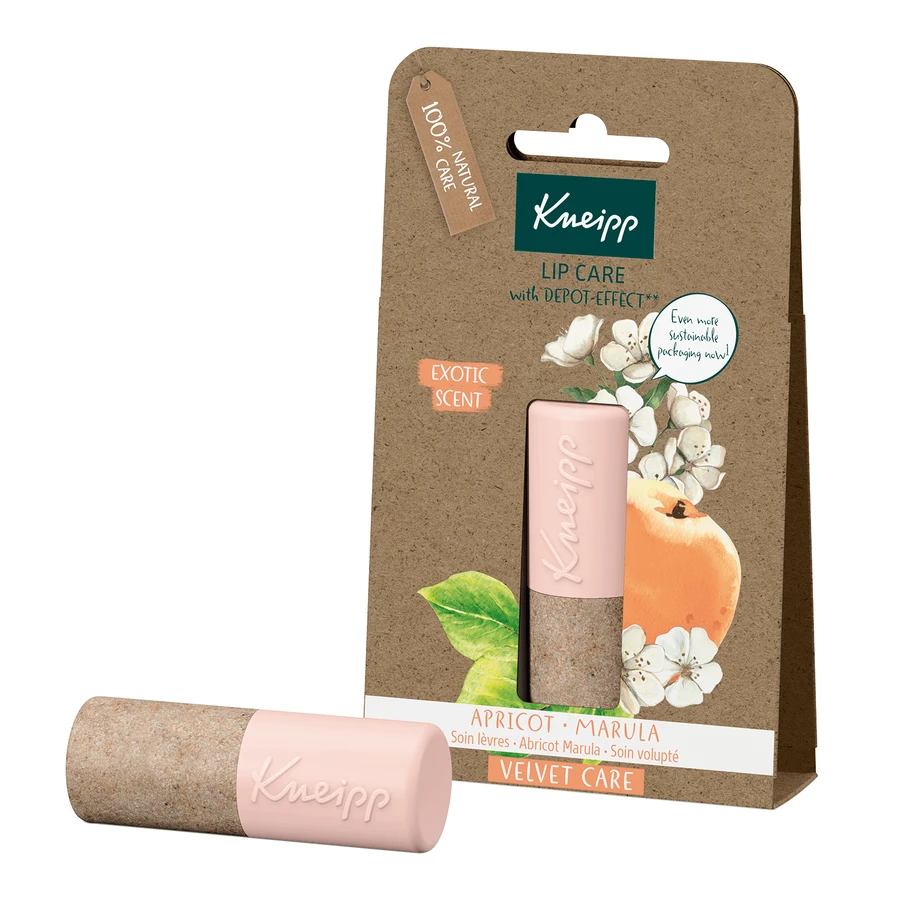 Kneipp Velvet Care, бальзам для губ, персик і марула, 4,7 г: ціни та характеристики
