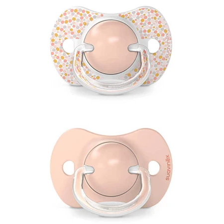 Suavinex Dreams SX Pro, фізіологічний манекен, силіконовий, персиковий, 6-18 місяців, 2 шт.: ціни та характеристики