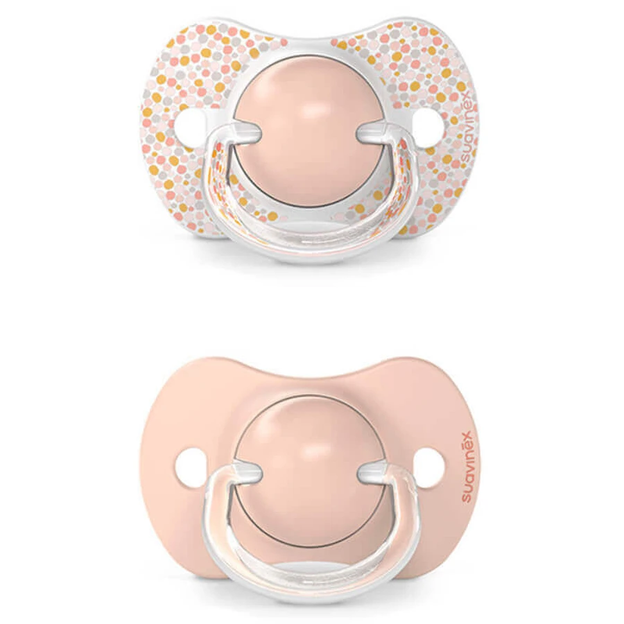 Suavinex Dreams SX Pro, фізіологічний манекен, силіконовий, персиковий, 6-18 місяців, 2 шт.: ціни та характеристики