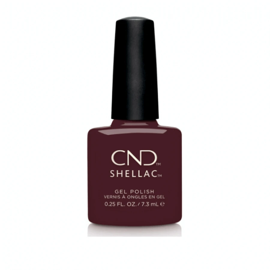 Полуперманентный лак для ногтей CND Shellac Черная вишня 7,3 мл: цены и характеристики