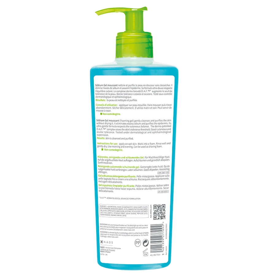 Піноутворюючий гель Bioderma Sebium 500 мл: ціни та характеристики