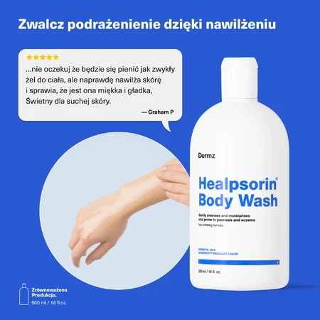 Dermz Healpsorin el для мытья лица и тела при экземе и АД, 500 мл: цены и характеристики