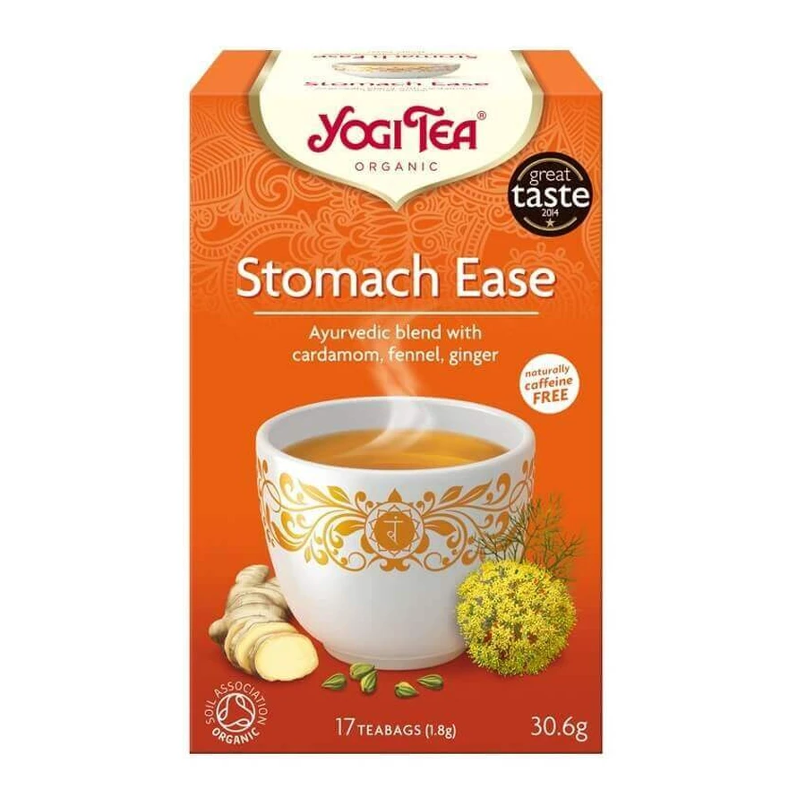 Фиточай Yogi Tea Bio Stomach Ease, фильтр-пакет, 17 шт.: цены и характеристики