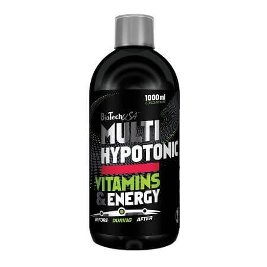 Енергетичний напій Multi Hypotonic Drink, Лісові фрукти, 1000 мл, Biotech USA: ціни та характеристики