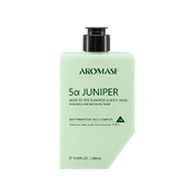 Aromase 5a Ялівець з ніг до голови очищуючий 3-в-1, шампунь для обличчя та тіла, 260 мл