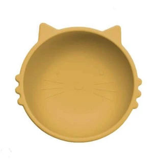 Силиконовая миска Kitty I, 6 месяцев+, медовая, Appekids