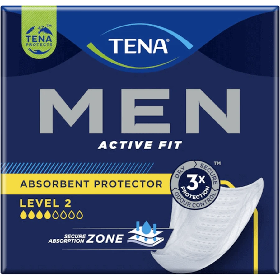Прокладки от недержания Tena Men Level 2 для мужчин 20 шт.: цены и характеристики