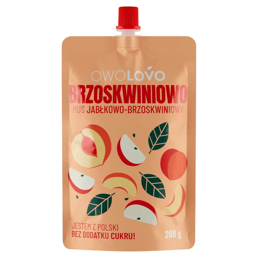 Owolovo Персиково-яблочный мусс в тюбике, 200 г: цены и характеристики