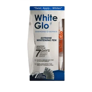 Відбілююча ручка White Glo + 7 смужок 8 шт