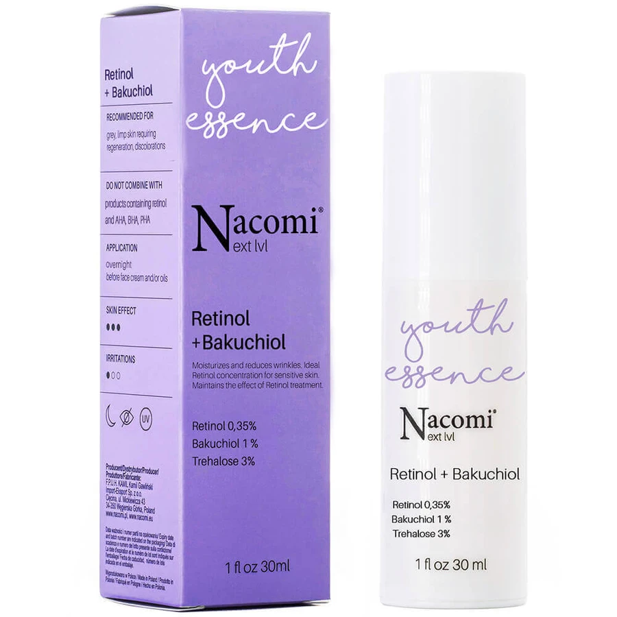 Сироватка Nacomi Next Level Retinol 0,35% + Bacuchiol 1%, 30 мл: ціни та характеристики