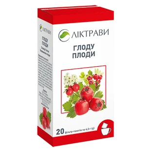 Глоду плоди 4 г фільтр-пакет №20
