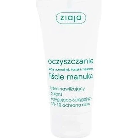 Ziaja Manuka - денний крем нормалізуючий для жирної та комбінованої шкіри 12+ 1×50 мл, денний крем: ціни та характеристики