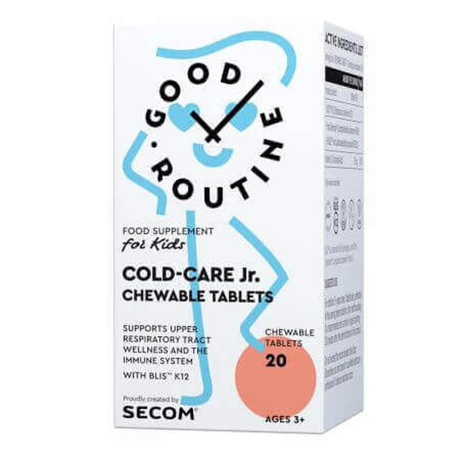 Cold-Care Jr, 20 таблеток, Secom: цены и характеристики