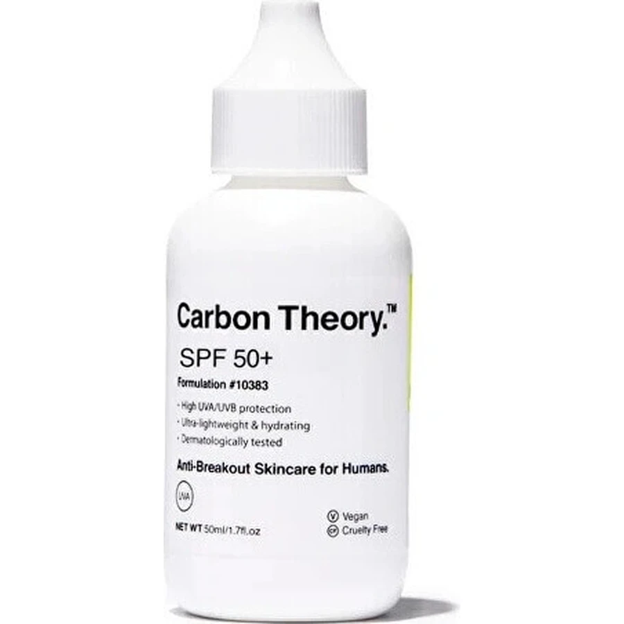 Carbon Theory, крем SPF 50+ 50 мл, солнцезащитный крем: цены и характеристики
