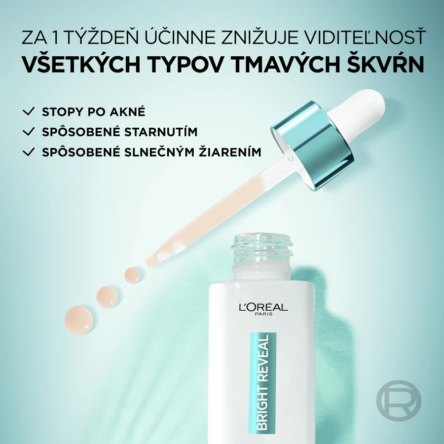 L'Oréal Paris Bright Reveal Сироватка проти темних плям з ніацинамідом 30 мл: ціни та характеристики
