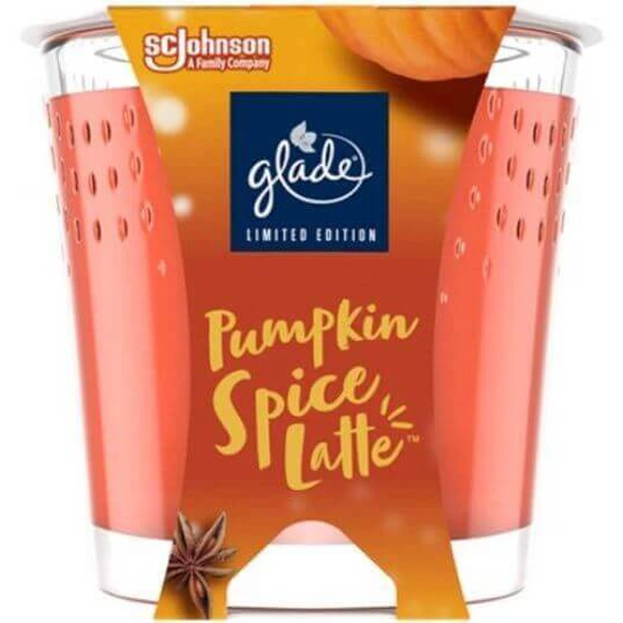 Ароматична свічка Glade Pumpkin Spice Latte 204 г: ціни та характеристики