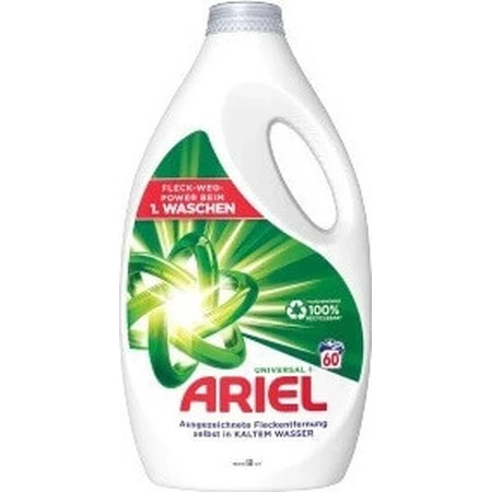 ARIEL GEL 3L / 60PD BRILLIANT CLEAN UNIVERSAL+ 1×3000 мл, гель для стирки: цены и характеристики