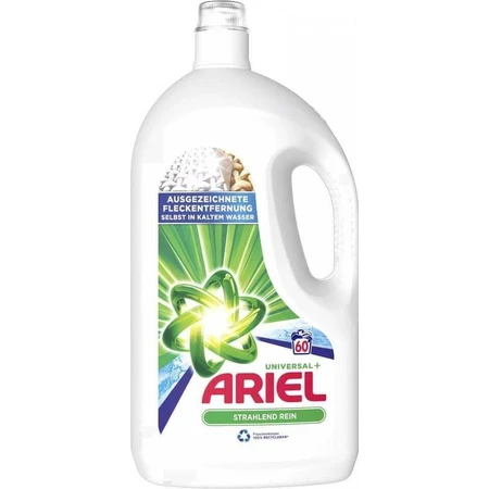 ARIEL GEL 3L / 60PD BRILLIANT CLEAN UNIVERSAL+ 1×3000 мл, гель для стирки: цены и характеристики