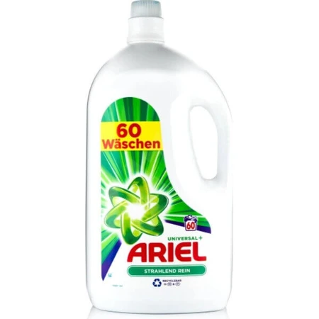 ARIEL GEL 3L / 60PD BRILLIANT CLEAN UNIVERSAL+ 1×3000 мл, гель для стирки: цены и характеристики