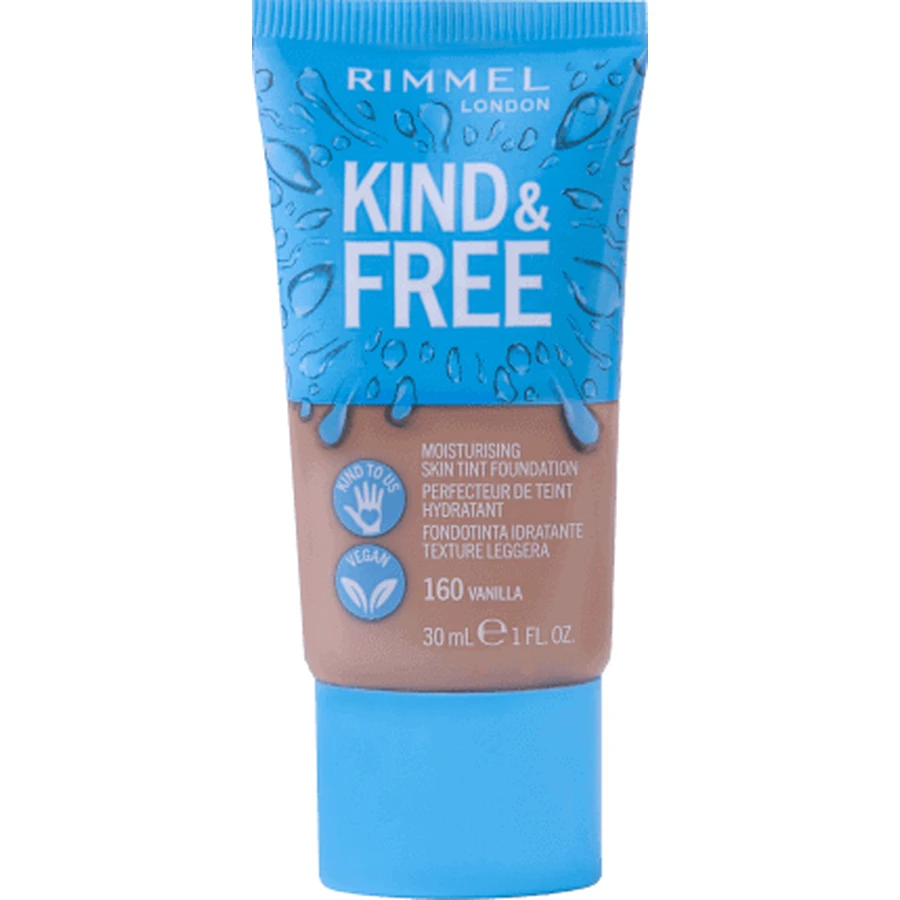 Rimmel London Kind&Free Foundation 160 Vanilla, 30 мл: цены и характеристики