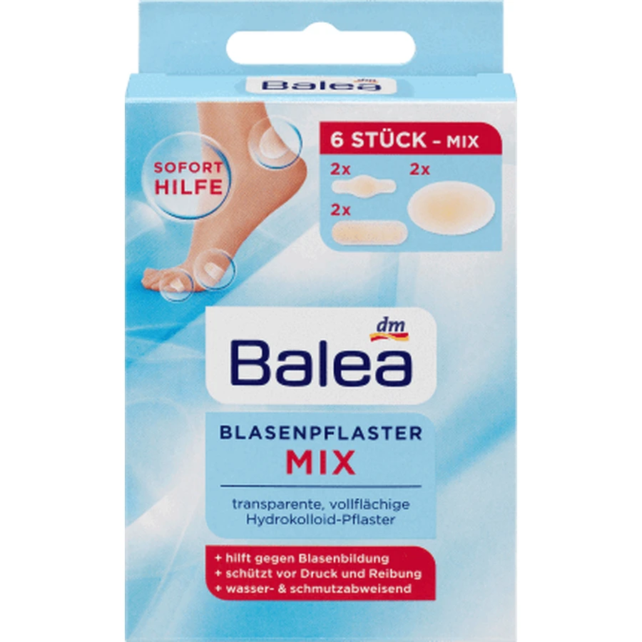 Пластирі Balea Mix MTB, 6 шт: ціни та характеристики