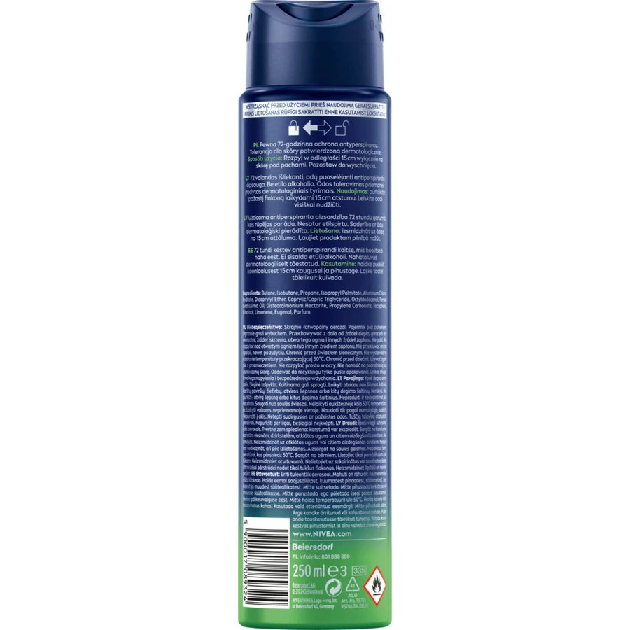Антиперспірант Nivea Men Fresh Sensation, 250 мл: ціни та характеристики