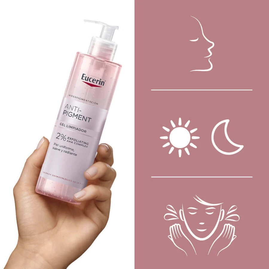 Гель для обличчя Eucerin Anti-Pigment Cleansing Gel антипігментний, очищувальний, 400 мл: ціни та характеристики