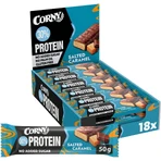 Corny Protein 30% протеїновий батончик солона карамель 50 г: ціни та характеристики