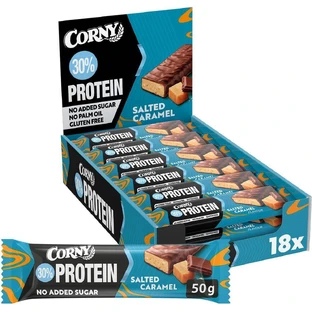 Corny Protein 30% протеїновий батончик солона карамель 50 г