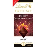 Lindt Excelent темні хрусткі вафлі з карамеллю 100 г