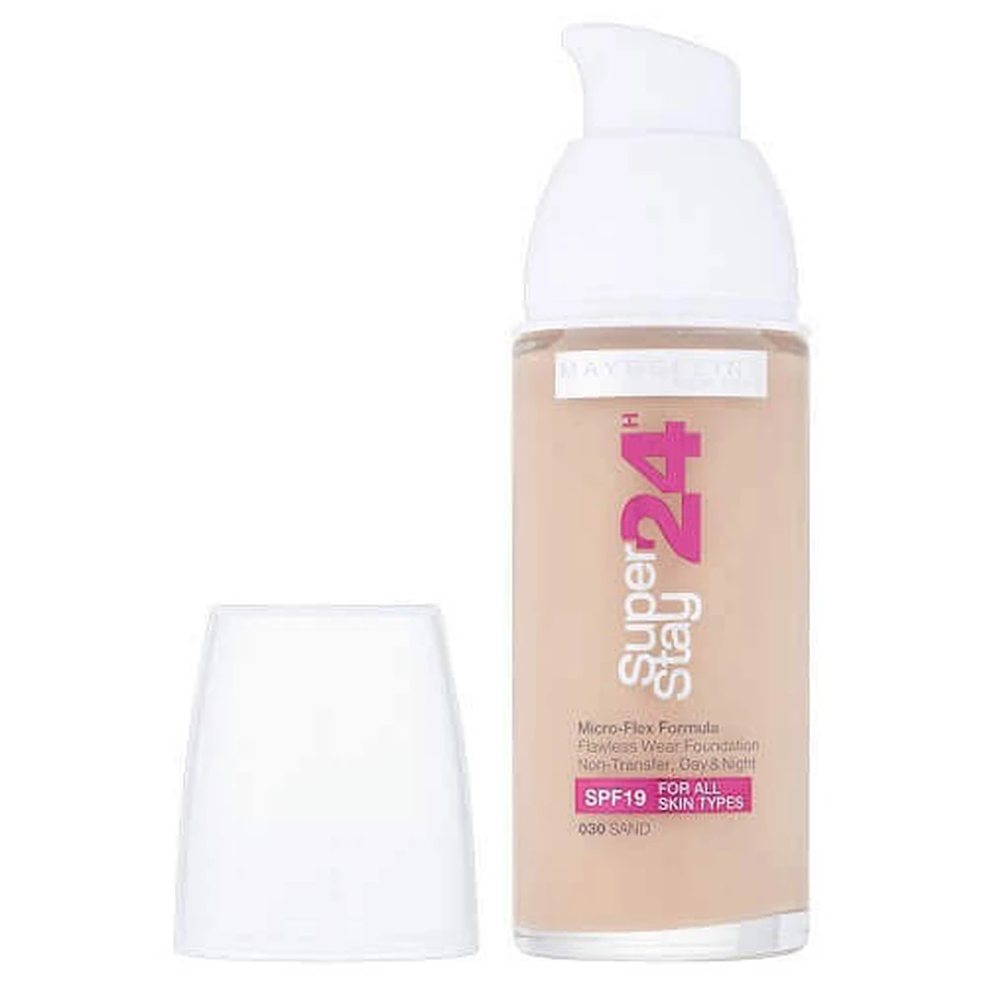 Тональний крем, Maybelline, Superstay 24 H Micro-Flex, 030 Sable Sand, 30 мл: ціни та характеристики