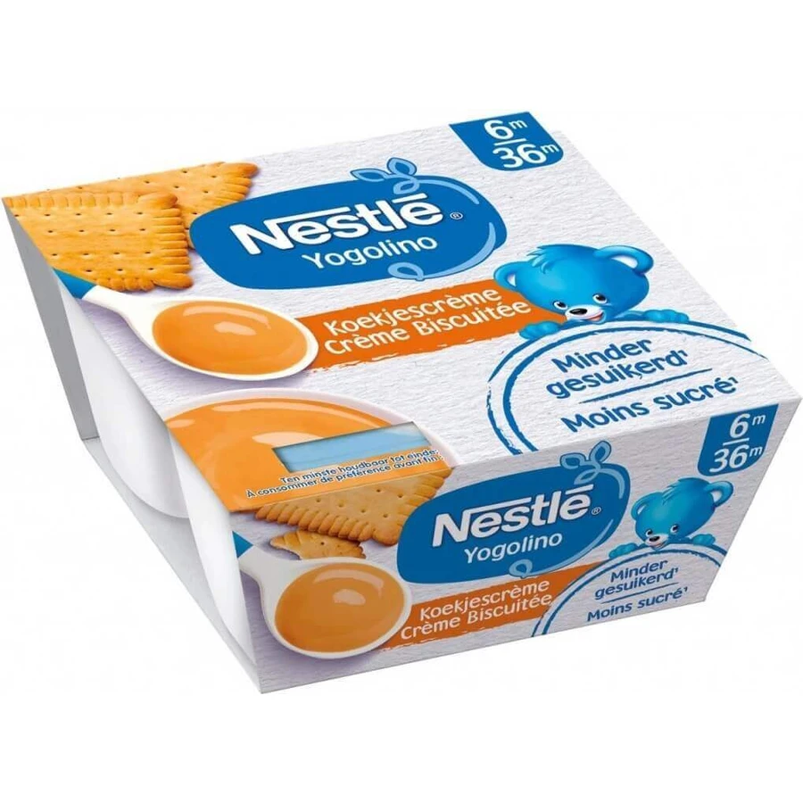 Nestlé YOGOLINO Суєнка 4×100 г, молочний десерт: ціни та характеристики