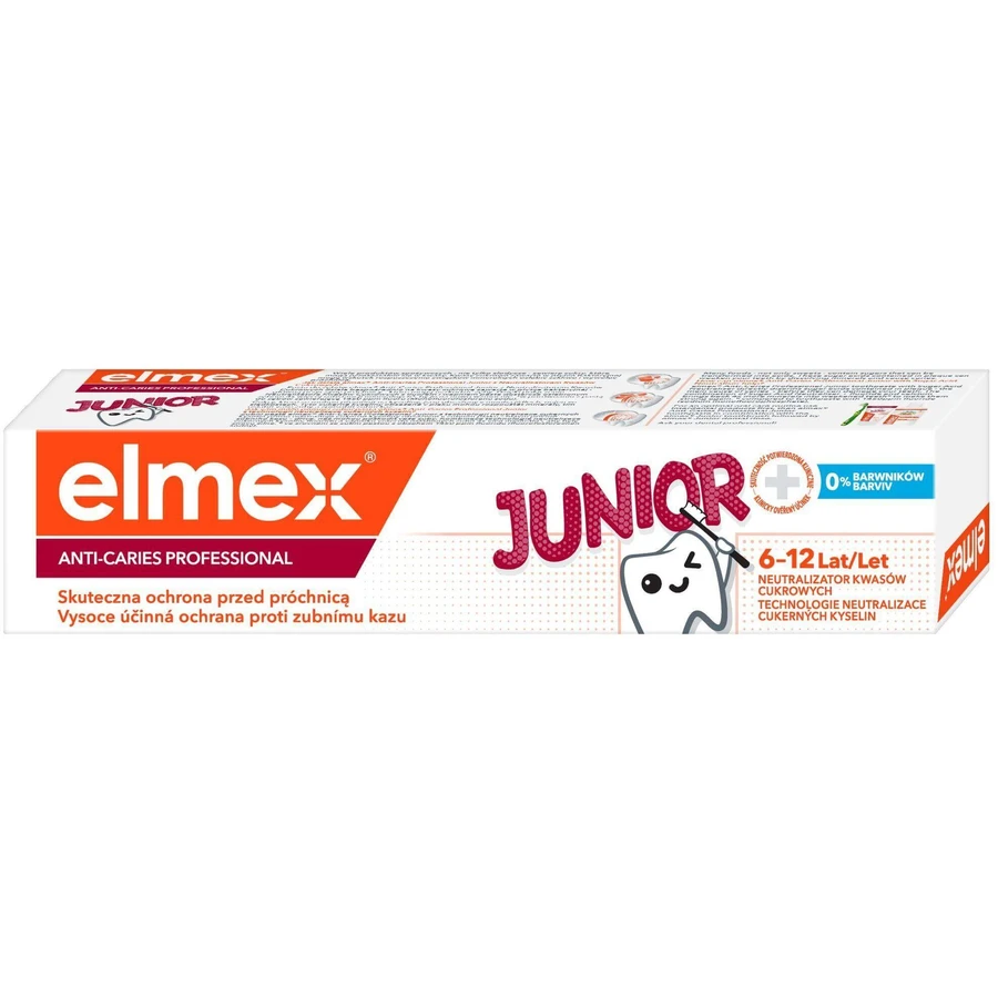 Зубная паста Elmex Anti-Caries Professional Junior 75 мл: цены и характеристики