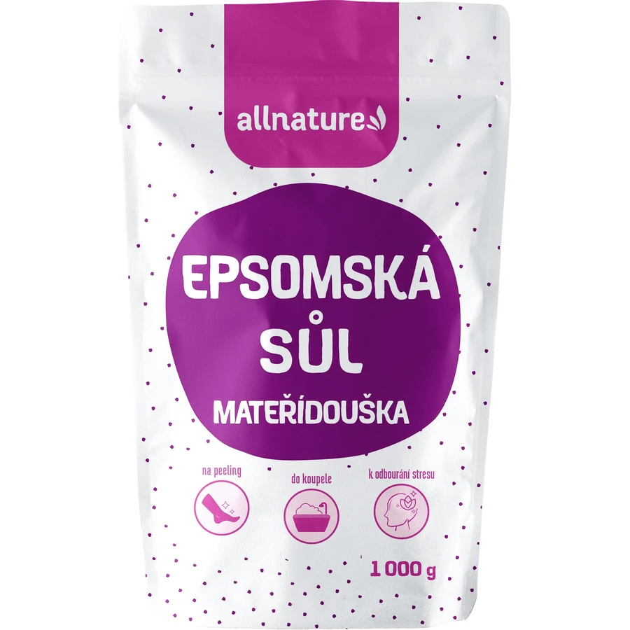 Сіль Епсома Allnature, 1 х 1000 г: ціни та характеристики