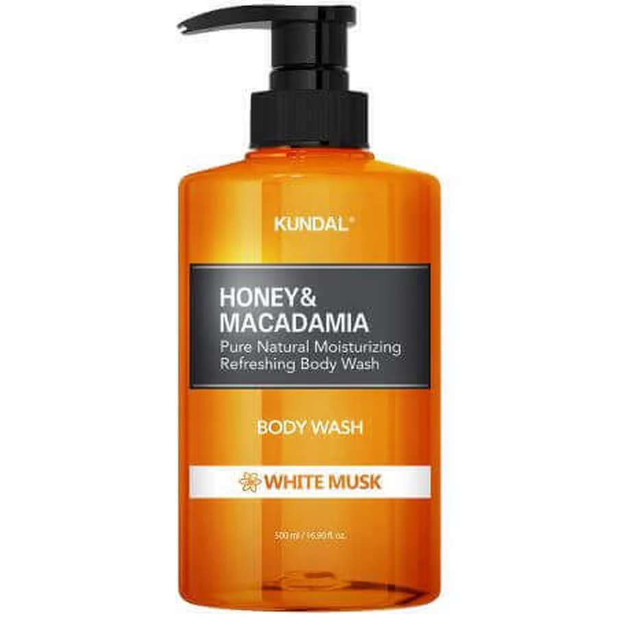 Kundal Honey & Macadamia Pure Гель для душа с ароматом белого мускуса, 500 мл, Kundal: цены и характеристики