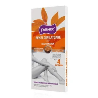 Смужки для депіляції тіла Chic Cinnamon, 16 шт, Farmec