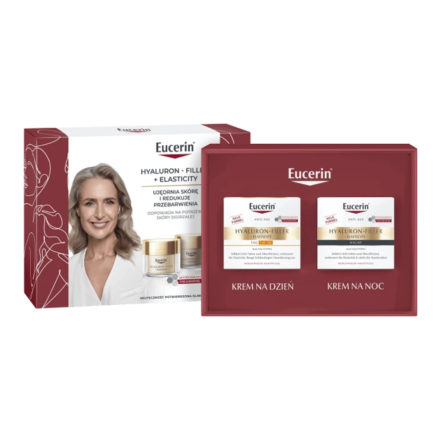 Набір Eucerin Hyaluron-Filler + Elasticity, денний крем, 50 мл + нічний крем, 50 мл: ціни та характеристики
