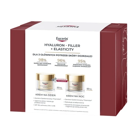 Набір Eucerin Hyaluron-Filler + Elasticity, денний крем, 50 мл + нічний крем, 50 мл: ціни та характеристики