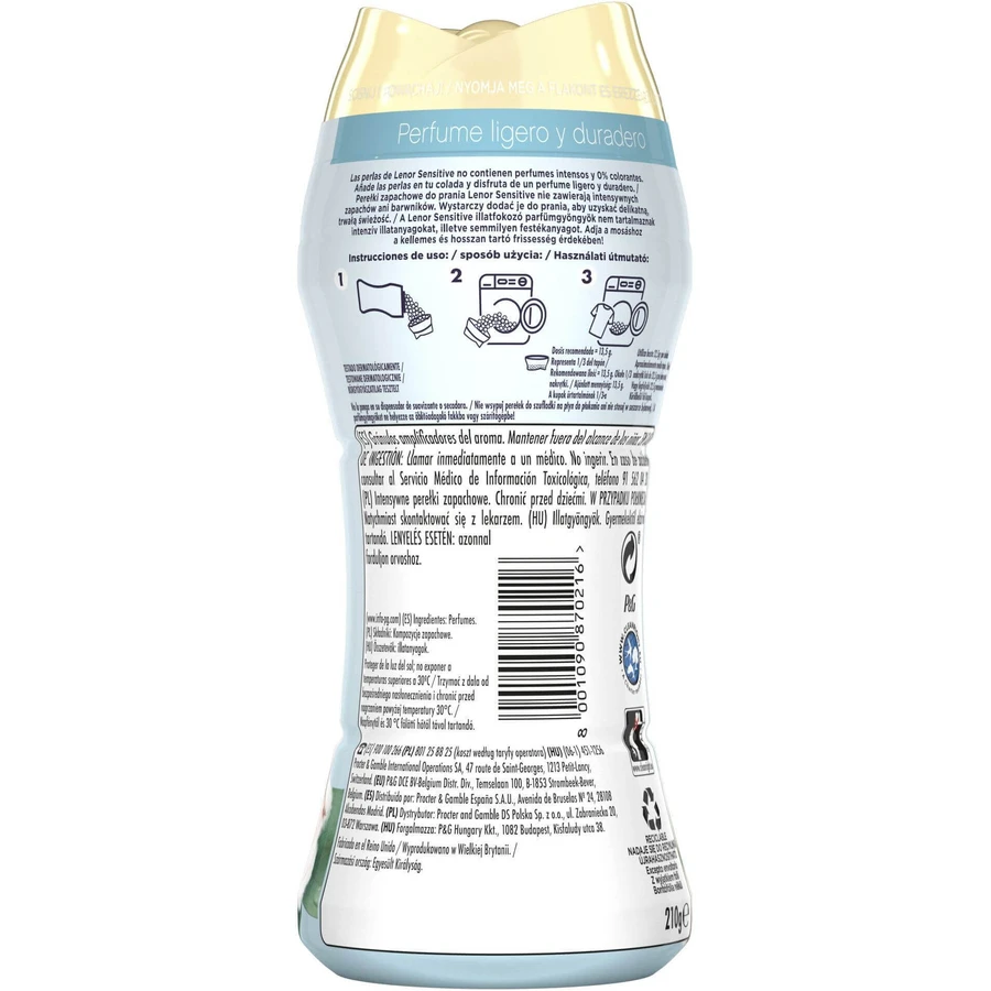 Бісер для прання Lenor Cotton свіжий ароматизований 210 г: ціни та характеристики