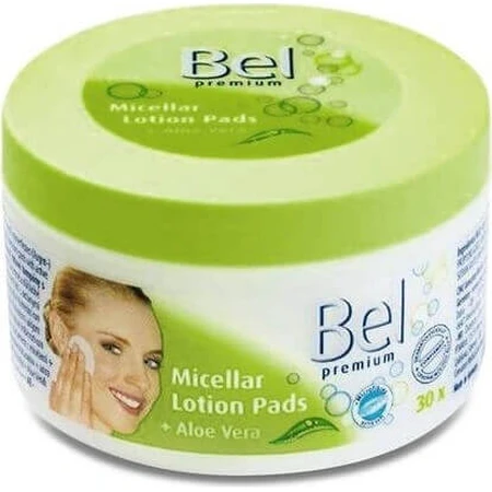 Bel Лосьйонні подушечки Aloe Vera 1×30 шт, вологі ватяні диски: ціни та характеристики