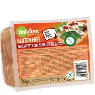 Хліб нарізний безглютеновий, 190 г, Balviten