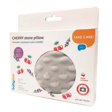 BabyOno Cherry, термонаполнитель из виноградных косточек, серый, 796/02, 1 шт.: цены и характеристики