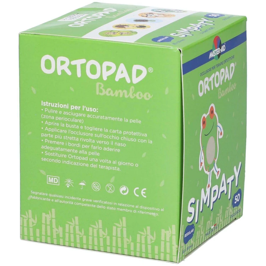 Глазной пластырь Pietrasanta Pharma Ortopad Simpaty Master-Aid, Regular, детский, 85x59 мм, 50 шт.: цены и характеристики