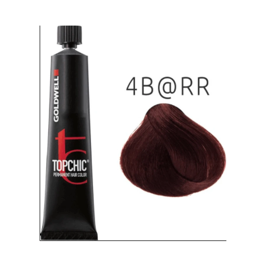 Перманентна фарба для волосся Goldwell Topchic 4B@RR 60 мл: ціни та характеристики