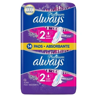 Прокладки Always Platinum Ultra Super Always Platinum 2, 5 капель, 14 штук