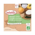 BABYBIO Десерт с кокосовым молоком - яблоко и груша (4x 85 г) 4×85 г: цены и характеристики