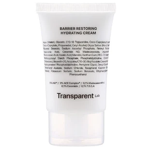 Крем для обличчя Transparent Lab Barrier Restoring Hydrating Cream, ультразволожувальний, 50 мл 