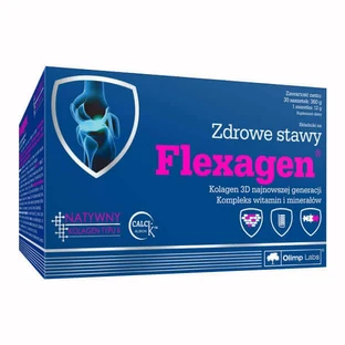 Olimp Flexagen, со вкусом малины, 12 г x 30 пакетиков